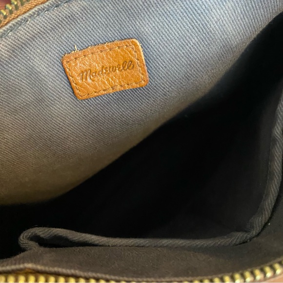Madewell the zip top transport crossbody English saddle j1951 - Picture 4 of 9